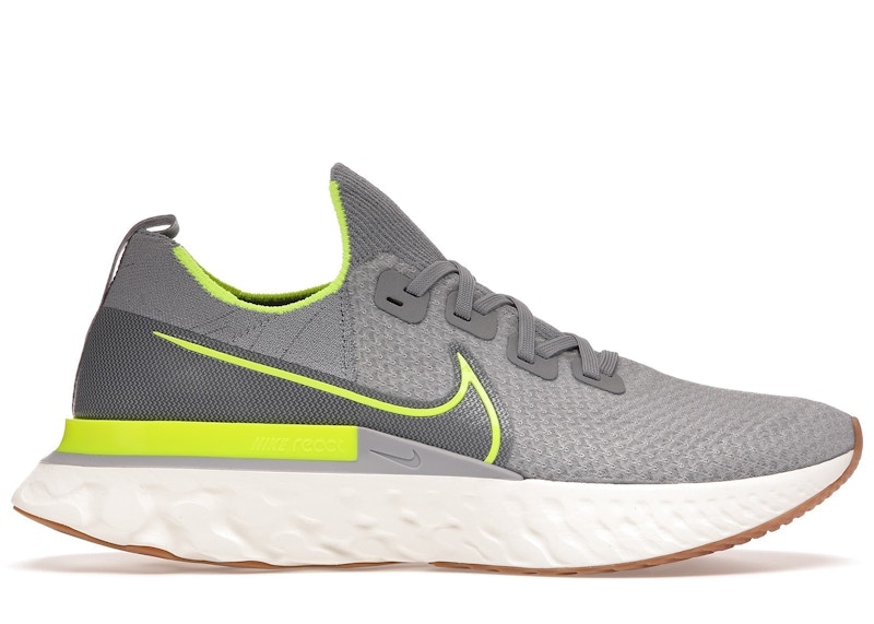 Nike React Infinity Run Particle Volt Grijs