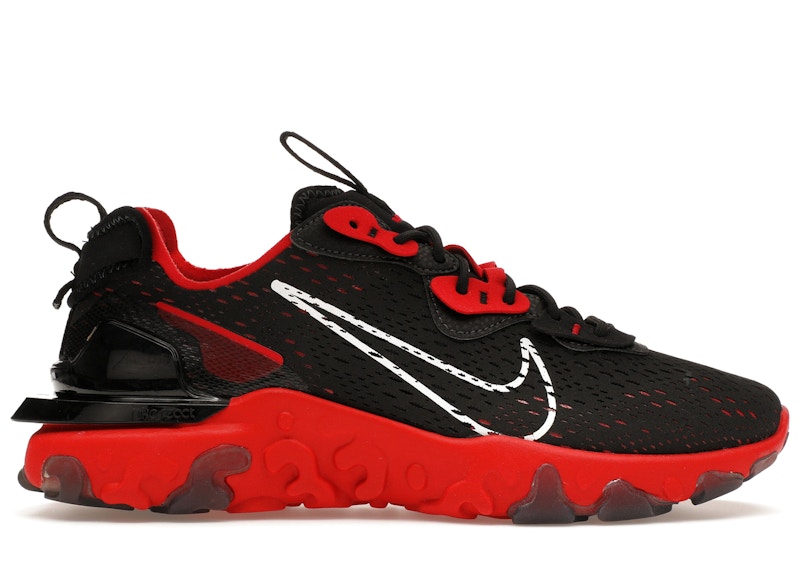 Nike React Vision Bred Zwart