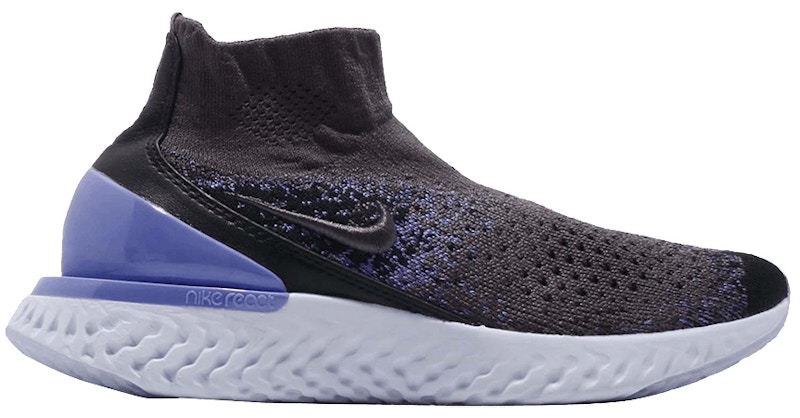 Nike Rise React Flyknit Thunder Sapphire Grijs