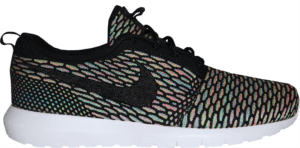 Nike Roshe Run Flyknit Multi-Color Zwart