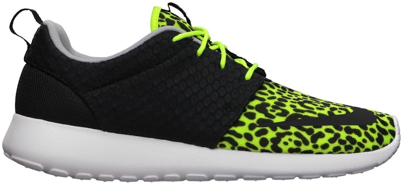 Nike Roshe Run Volt Leopard Zwart