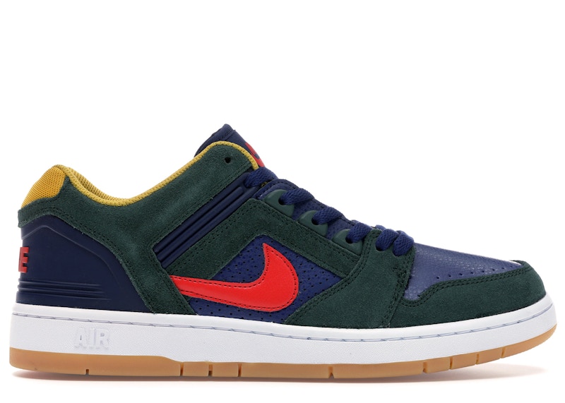 Nike SB Air Force 2 Low Rugby Blauw