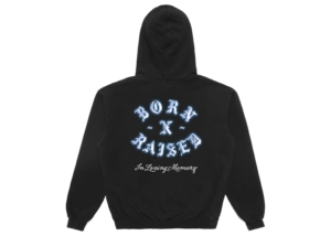 Nike SB Born X Raised In Loving Memory Rocker Hoodie Zwart