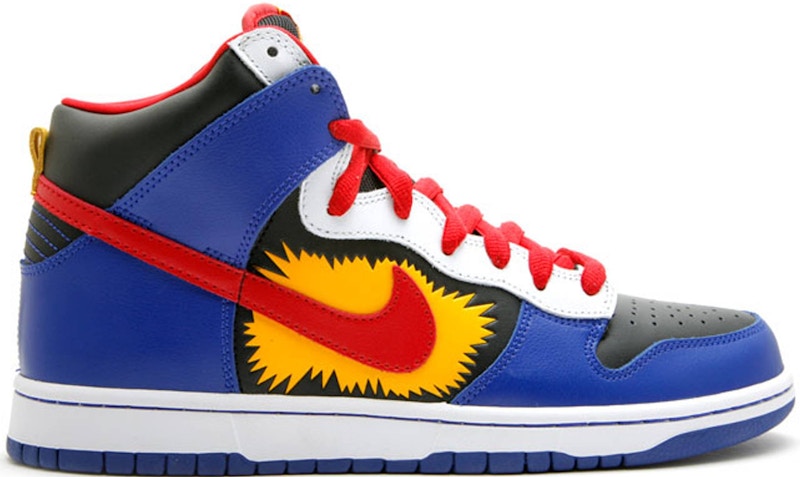 Nike SB Dunk High Comic Zwart