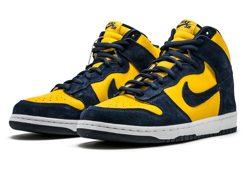 Nike SB Dunk High Pro Michigan Marineblauw