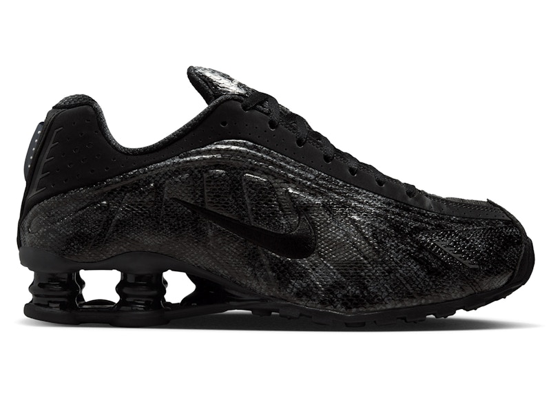 Nike Shox R4 Snakeskin Zilver