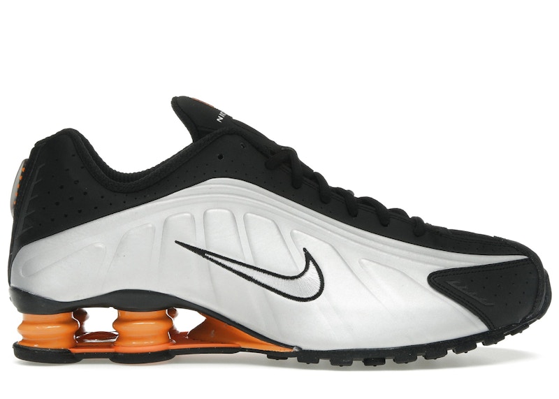 Nike Shox R4 Bright Mandarin Zwart