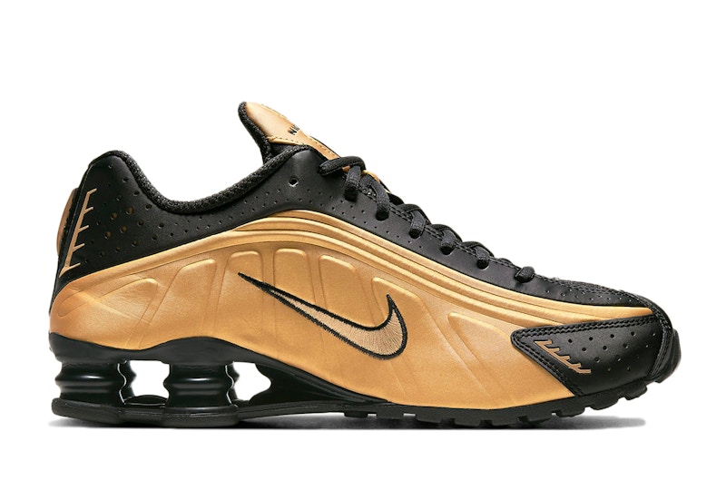 Nike Shox R4 Metallic Zwart