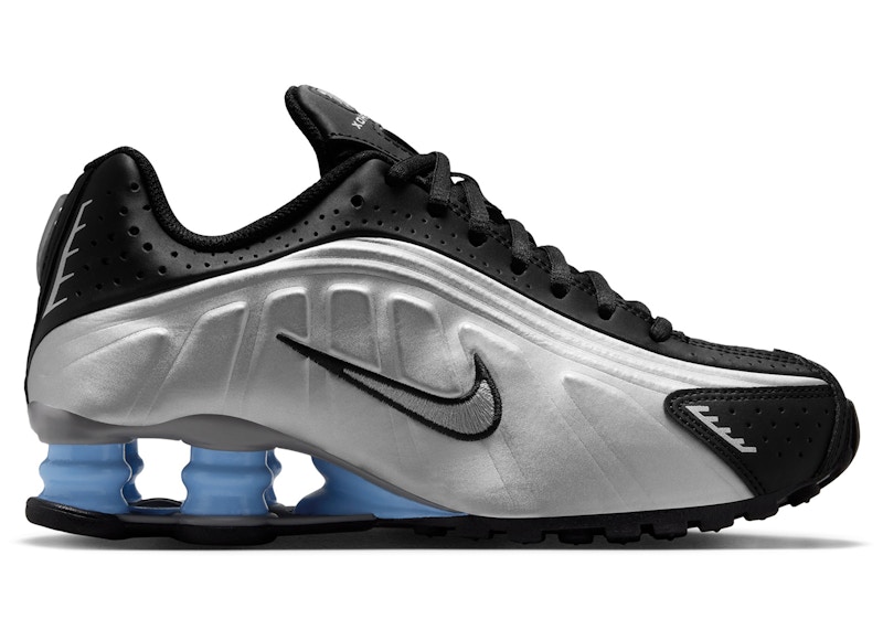 Nike Shox R4 Metallic Psychic Zilver