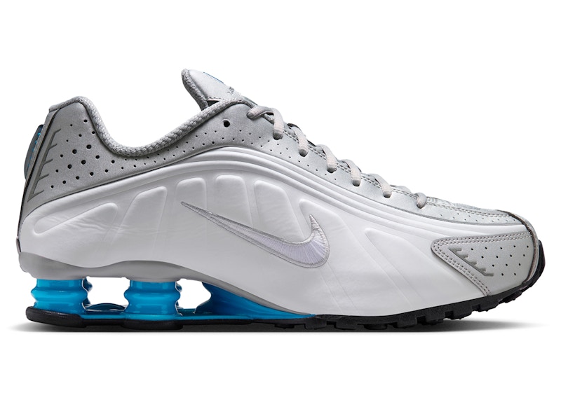 Nike Shox R4 Metallic Lagoon Zilver