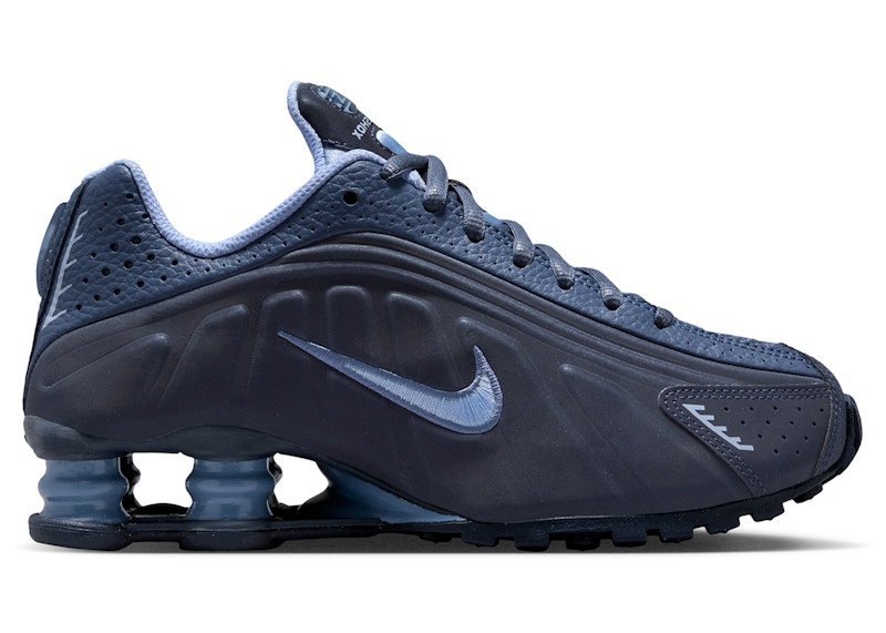 Nike Shox R4 Obsidian Diffused Blauw