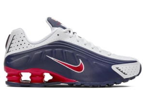 Nike Shox R4 USA Marineblauw