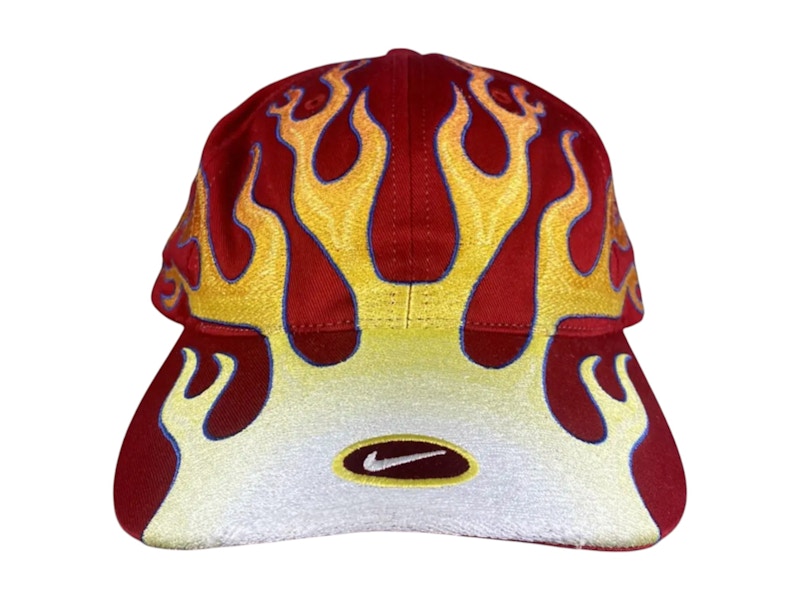 Nike Structured OG Flame Club Cap Gym Rood