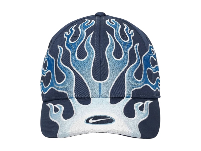 Nike Structured OG Flame Club Cap Midnight Marineblauw