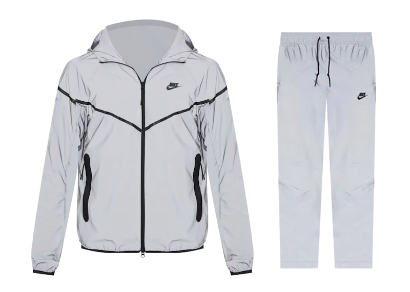 Nike Tech Woven Flash Jacket & Pant Set Reflect Zilver
