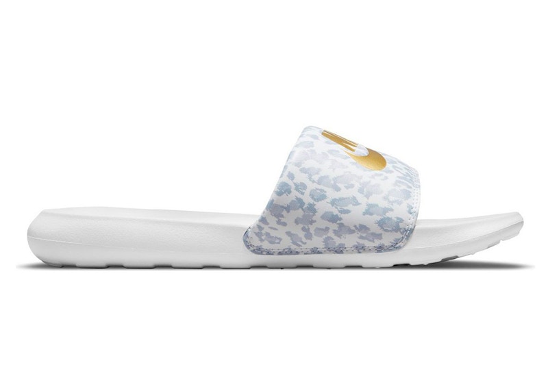 Nike Victori One Printed Slide Leopard Grijs