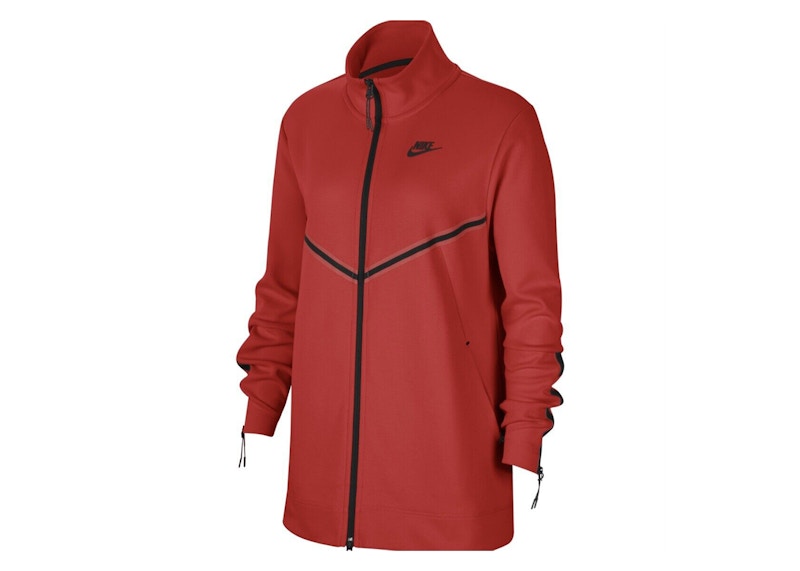 Nike Women’s Tech Fleece Full Zip Sweatshirt Rood