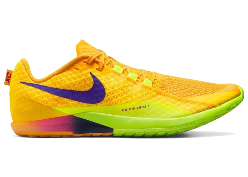 Nike Zoom Rival Waffle 7 Citron Pulse Void Blauw