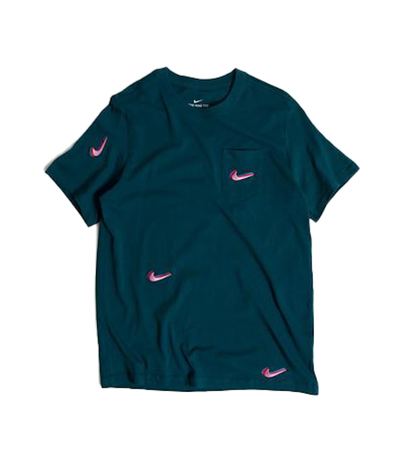 Nike x Parra Tee Turqoise Midnight Turquise