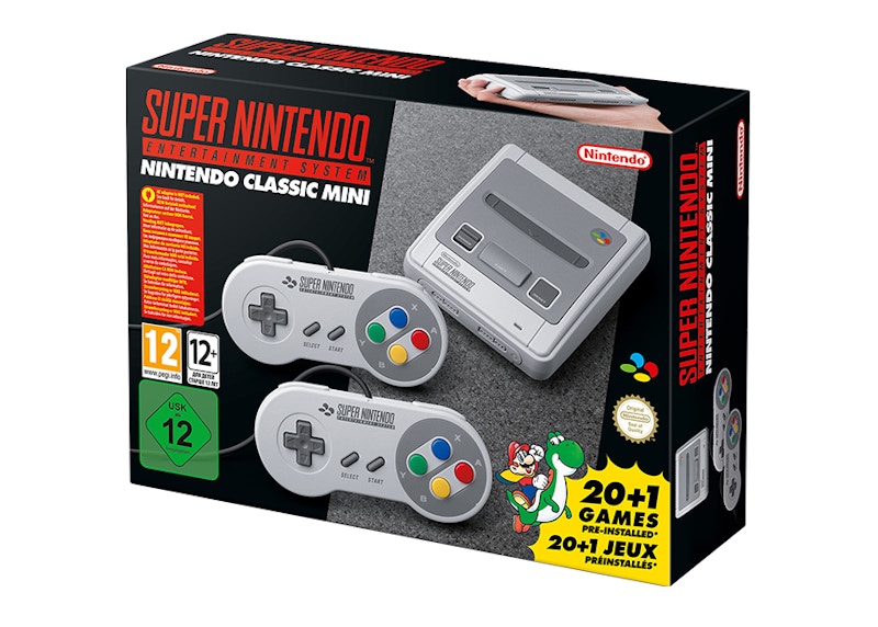 Nintendo Super Nintendo Classic Mini SNES Console EU Plug