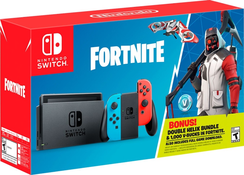 Nintendo Switch Fornite Double Helix Console Bundle HACSAP3C1