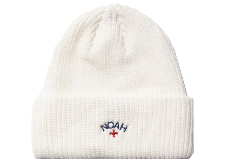 Noah Core Logo Beanie Wit