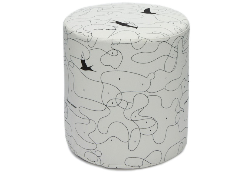 OFF- Abstract Birds Pattern Stool