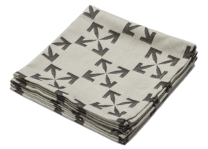 OFF- Arrow Pattern Napkin Set