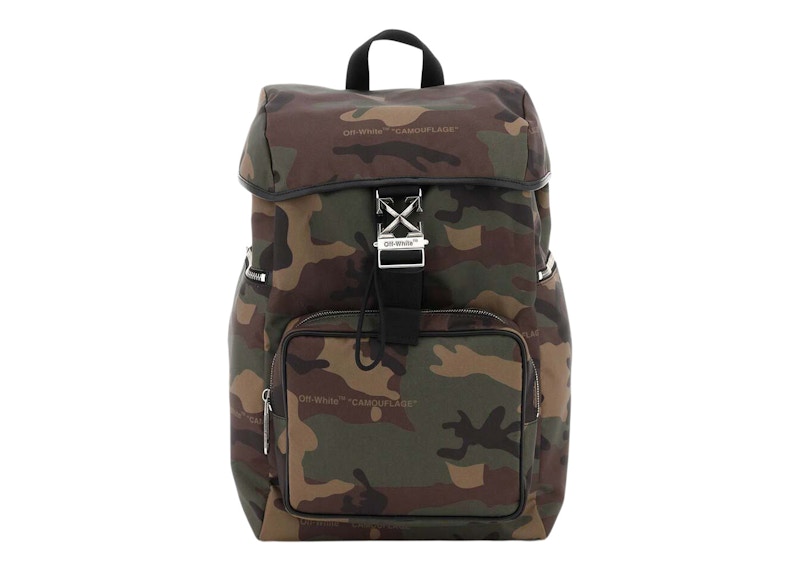 OFF- Arrow Tuc Backpack Camouflage Multicolor