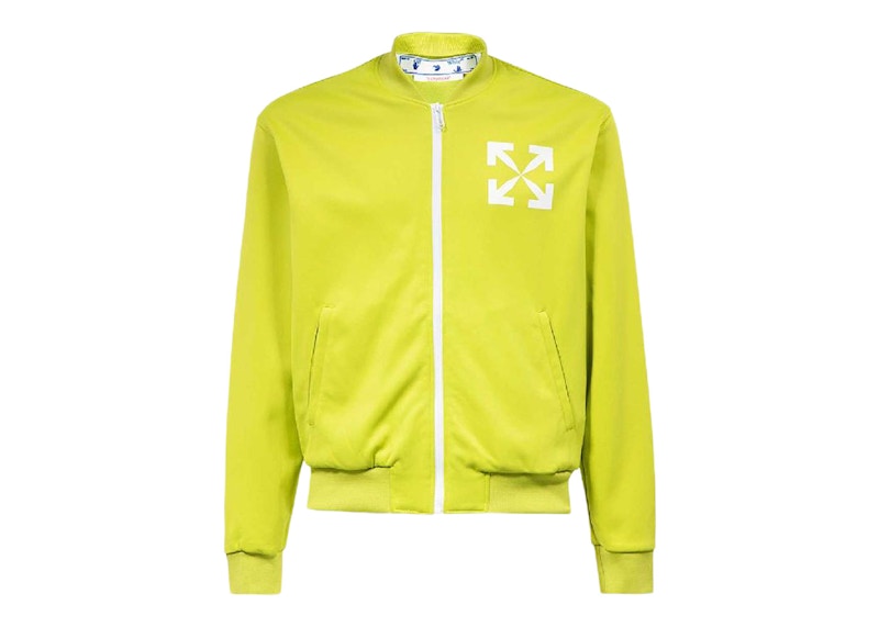 OFF- Arrows-Print Track Jacket Lime Groen