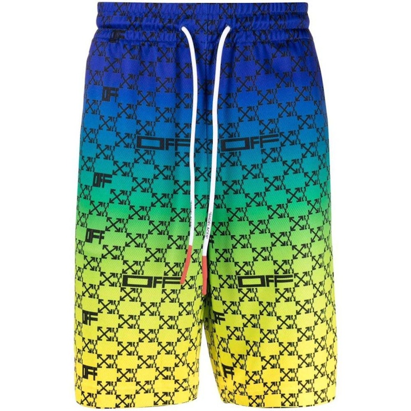 OFF- Athl Monogram Shorts Multicolor