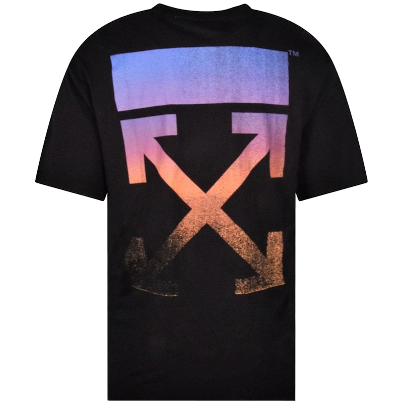 OFF- Gradient Arrows T-Shirt Zwart