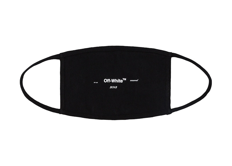 OFF- Logo Face Mask Zwart
