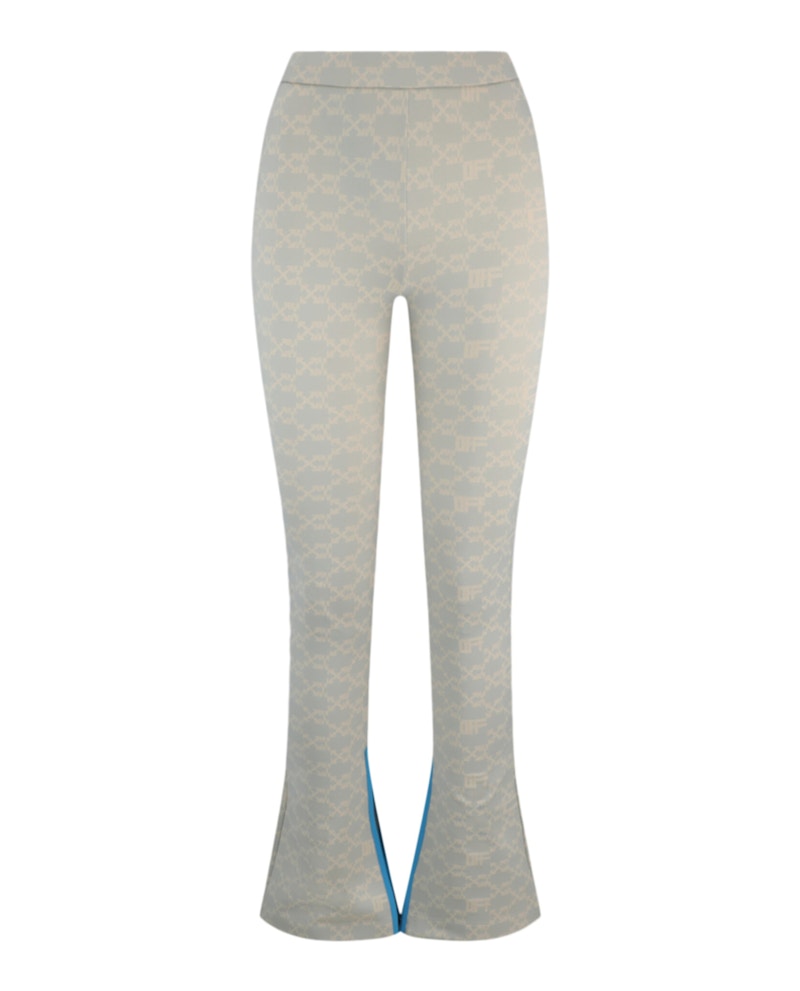 OFF- Monogram Split Leggings Light Groen