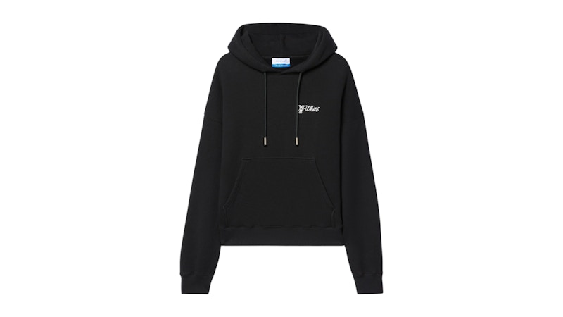 OFF- Script Skate Hoodie Zwart