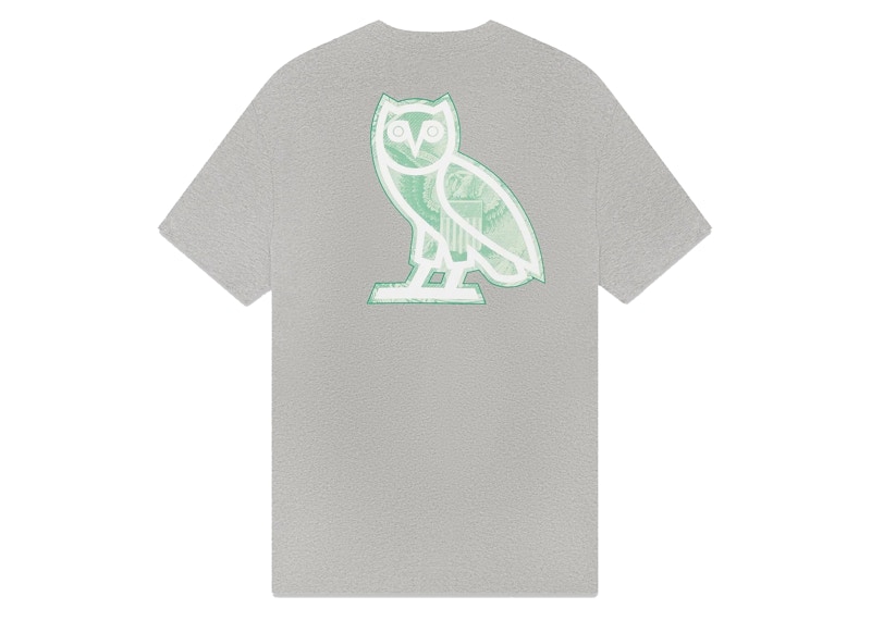 OVO Banknote T-shirt Heather Grijs
