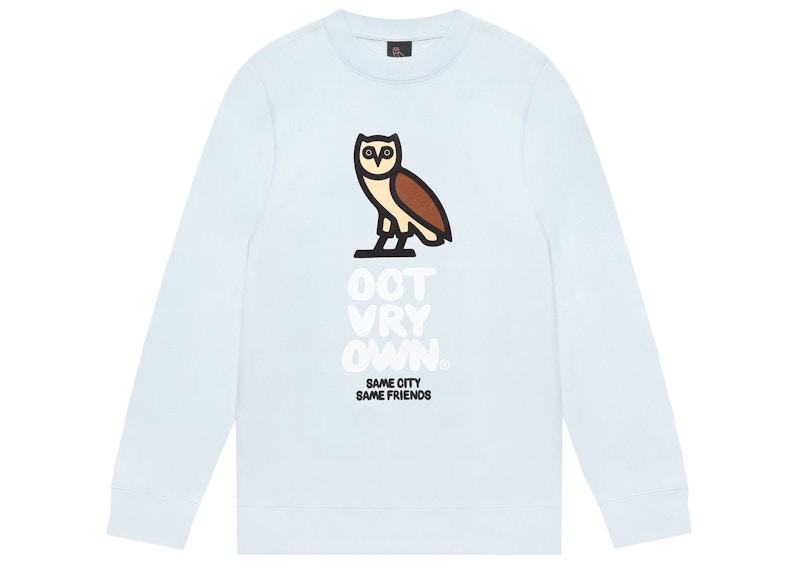 OVO Bubble Crewneck Powder Blauw