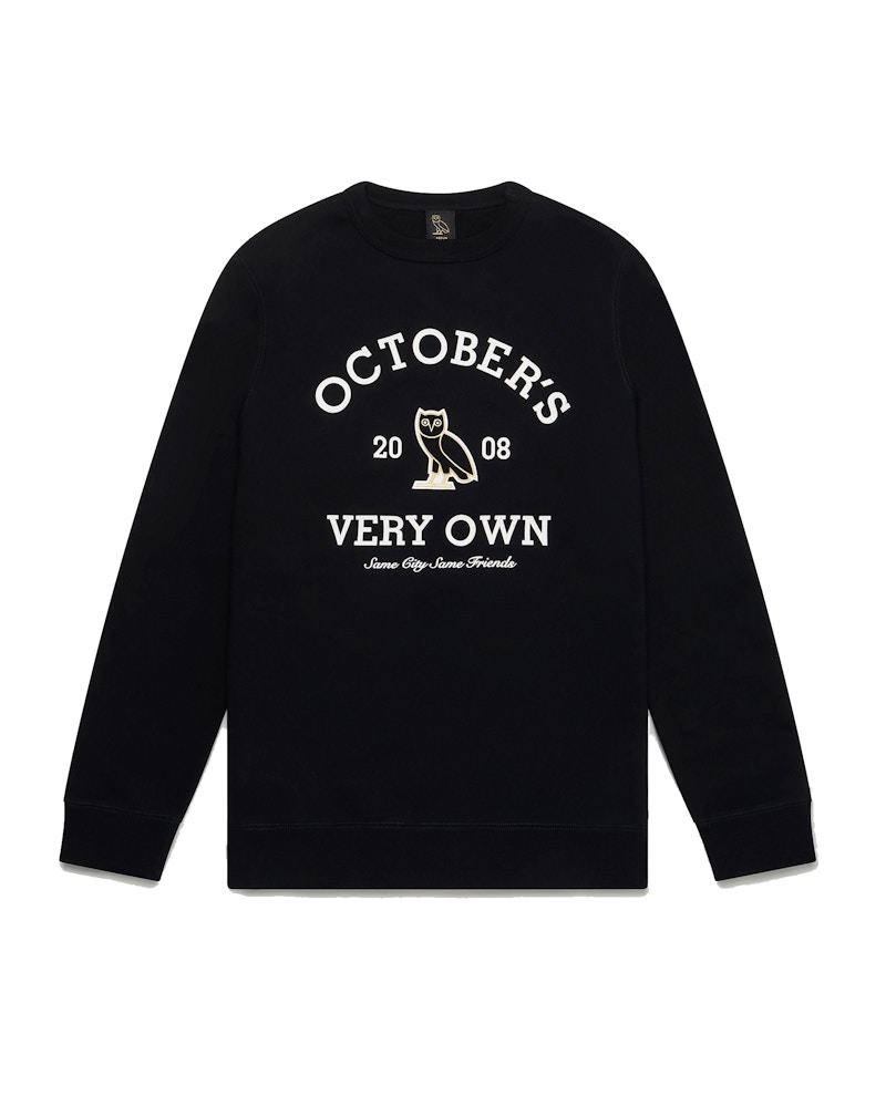 OVO Collegiate Crewneck Zwart