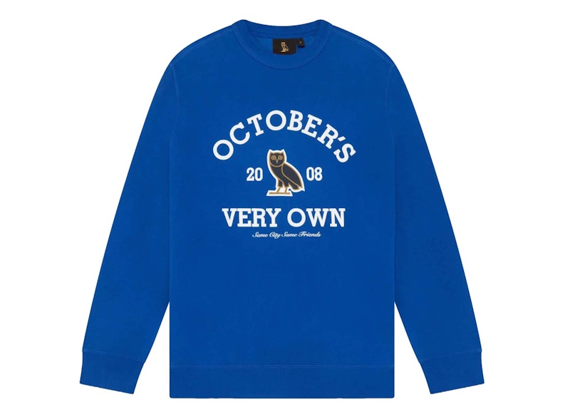 OVO Collegiate Crewneck Blauw