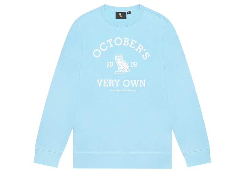 OVO Collegiate Crewneck Light Blauw