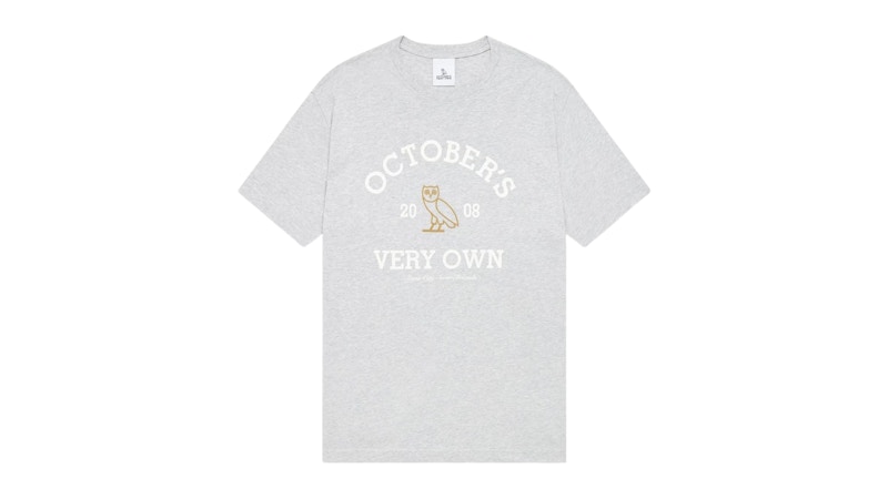 OVO Collegiate T-Shirt Grijs