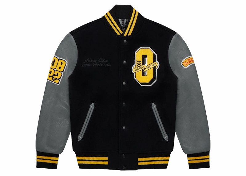 OVO Collegiate Varsity Jacket Zwart