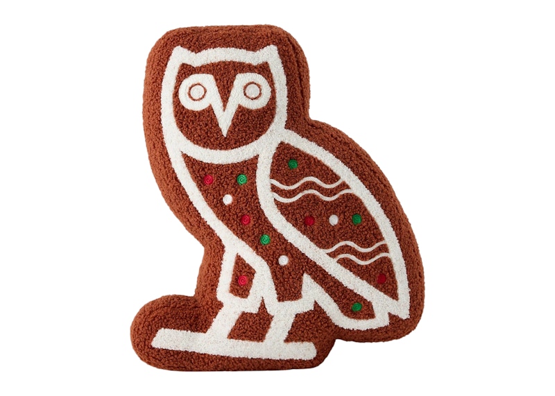 OVO Owl Cushion Gingerbread