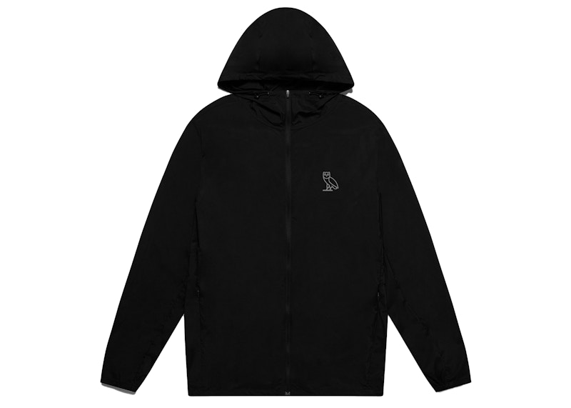 OVO Lightweight Running Jacket Zwart