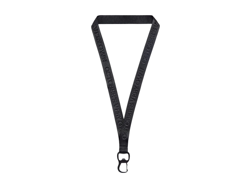 OVO Logo Lanyard Zwart