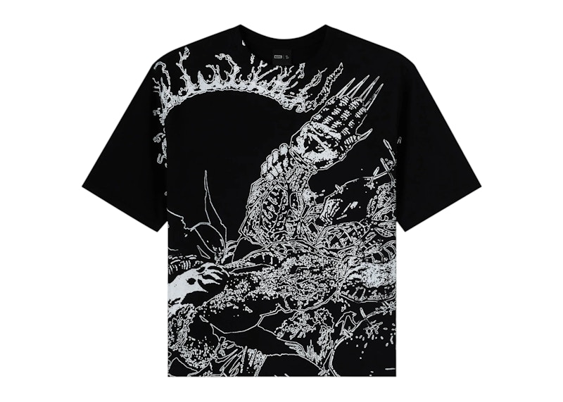 OVO Marvel Wolverine Splash Page Tee Zwart