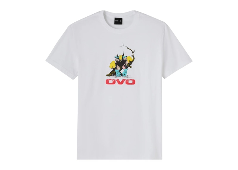 OVO Marvel Wolverine Tee Wit