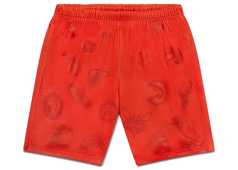 OVO NBA Team Icons Mesh Short Rood