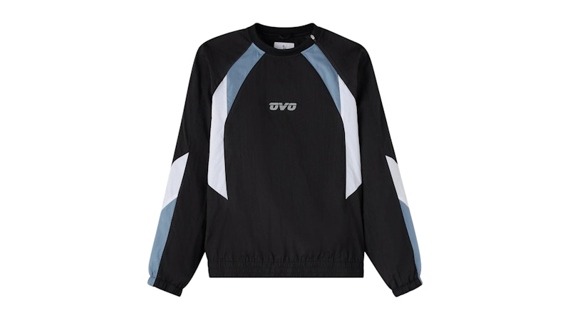 OVO Nylon Pullover Zwart