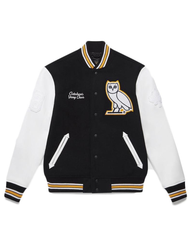 OVO Omega Varsity Jacket Zwart